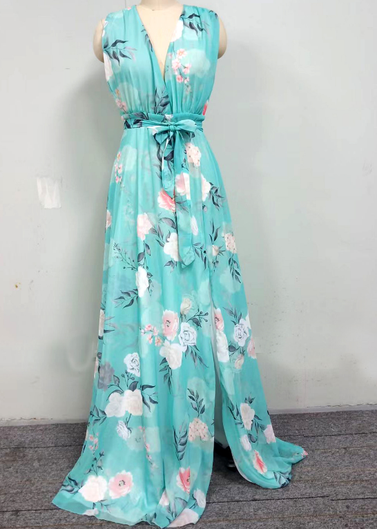 Luxe Flow Chiffon Dress