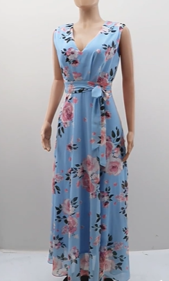 Luxe Flow Chiffon Dress