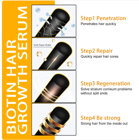 Biotin Hair Growth Spray — Thicker, Fuller Hair in Weeks
