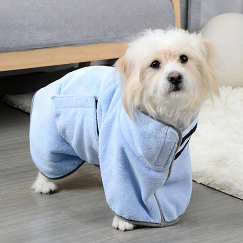 Pet Bathrobe & Fast-Drying Towel — Keep Your Dog Warm & Dry Instantly