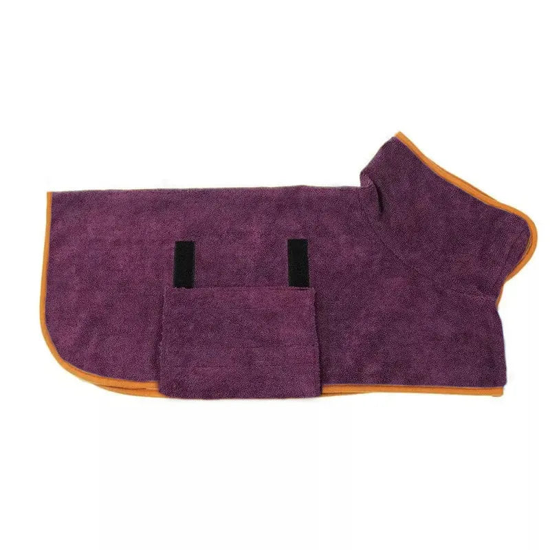Pet Bathrobe & Fast-Drying Towel — Keep Your Dog Warm & Dry Instantly