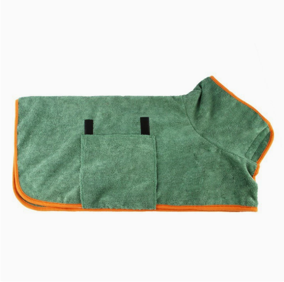 Pet Bathrobe & Fast-Drying Towel — Keep Your Dog Warm & Dry Instantly